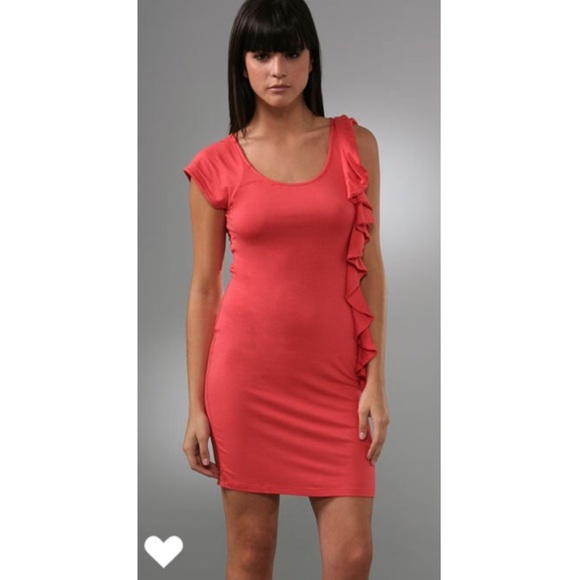 Ella Moss Flutter Sleeve Ruffle Jersey Dress NWOT - Picture 3 of 4